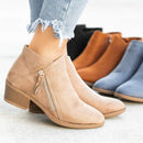 Bota Feminina Laís Salto Médio |Frete Grátis| Confort Plus