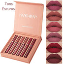 Batom Handaiyan Longa Duração |COMPRE 1 LEVE 6| + Frete Grátis